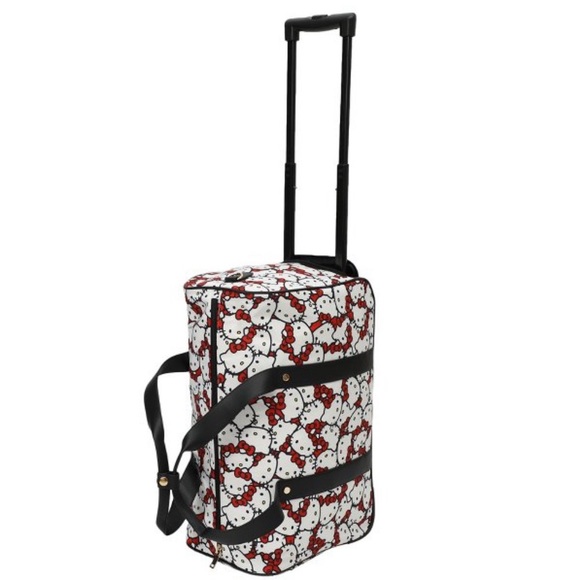 Hello Kitty Wheeled Duffel‎ Bag,All Products : American Fashion Style Bags On Sale